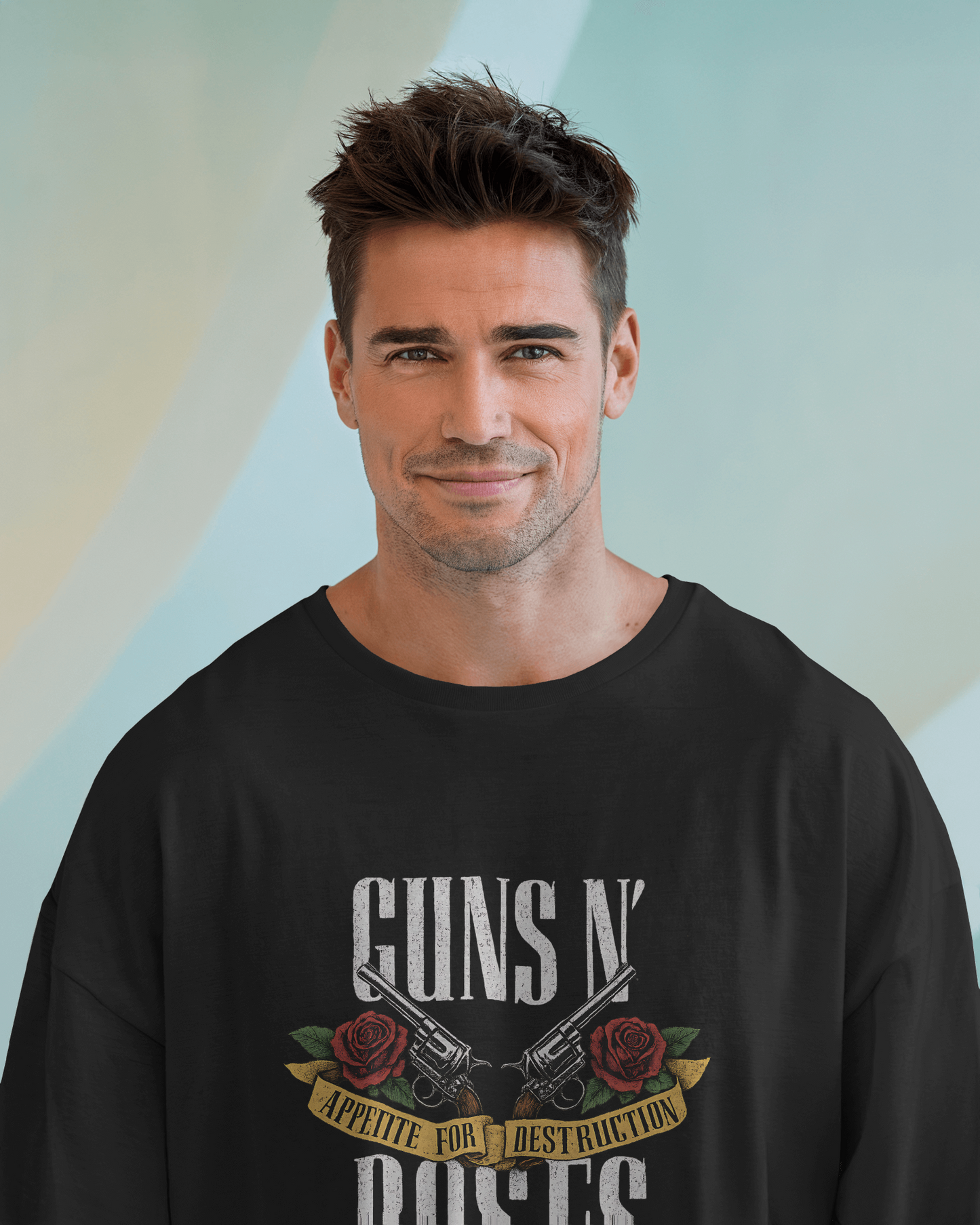 Premium Guns N' Roses Appetite For Destruction Oversized Tee