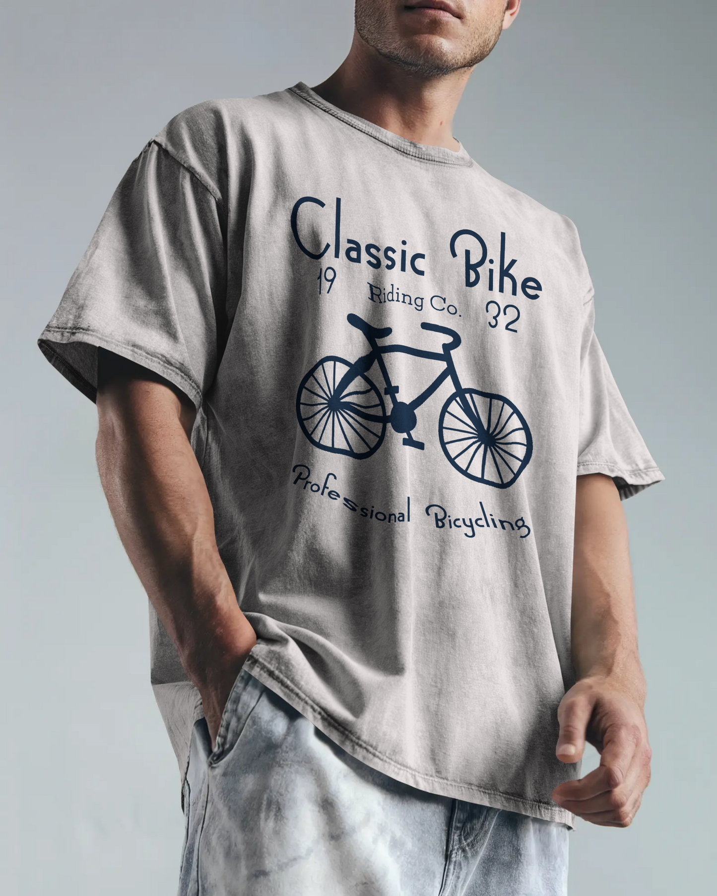 Premium Classic Bike Oversized T-Shirt | Vintage Style