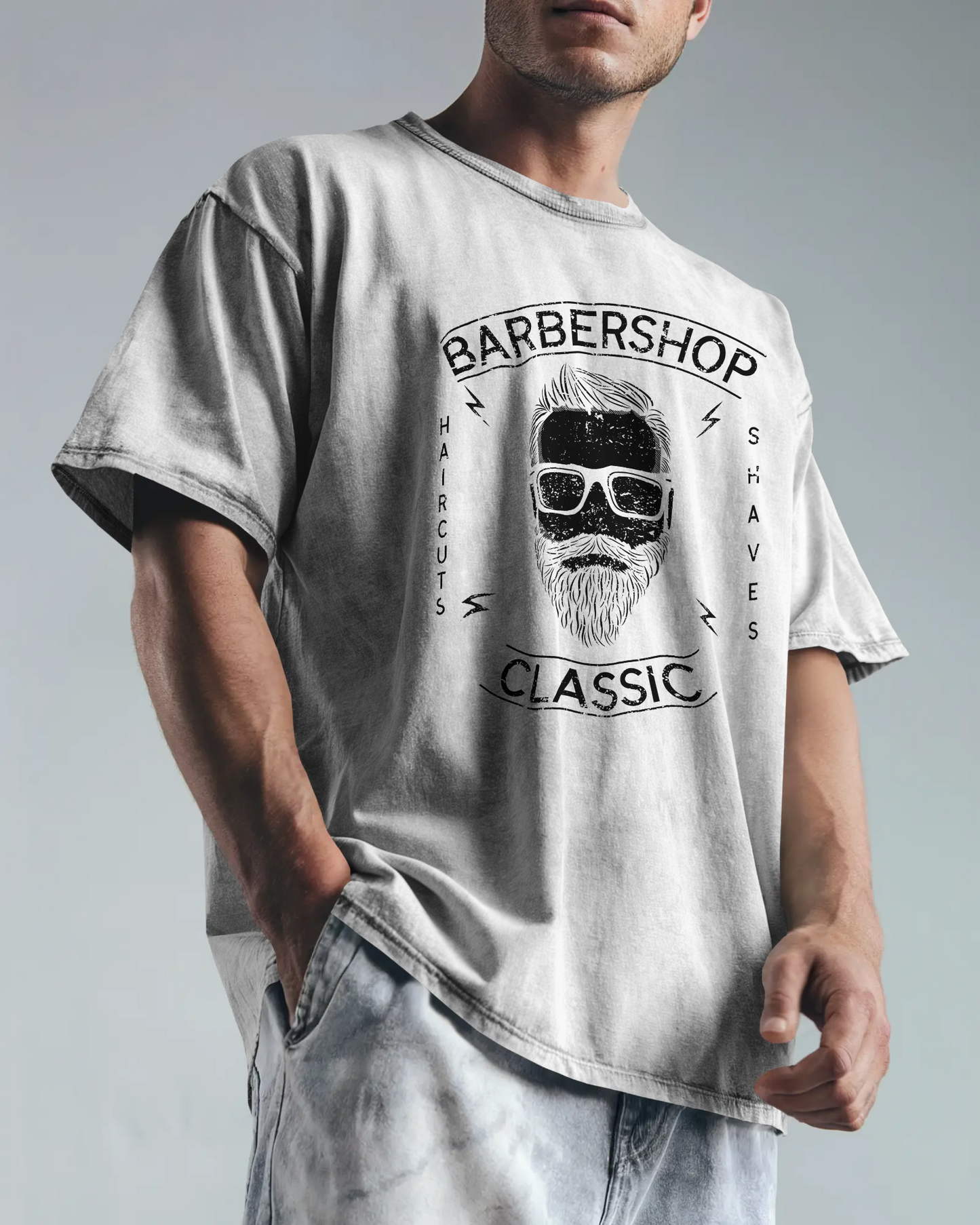 Premium Barbershop Classic Oversized T-Shirt