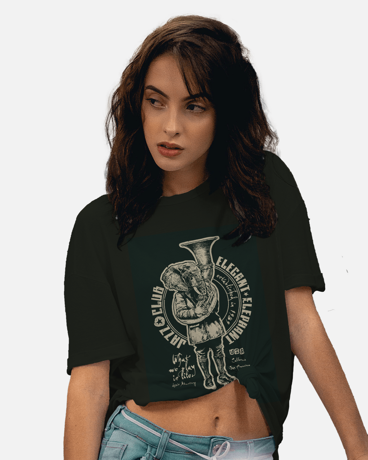 Premium DAMN! ROBOT Graphic Regular T-shirt