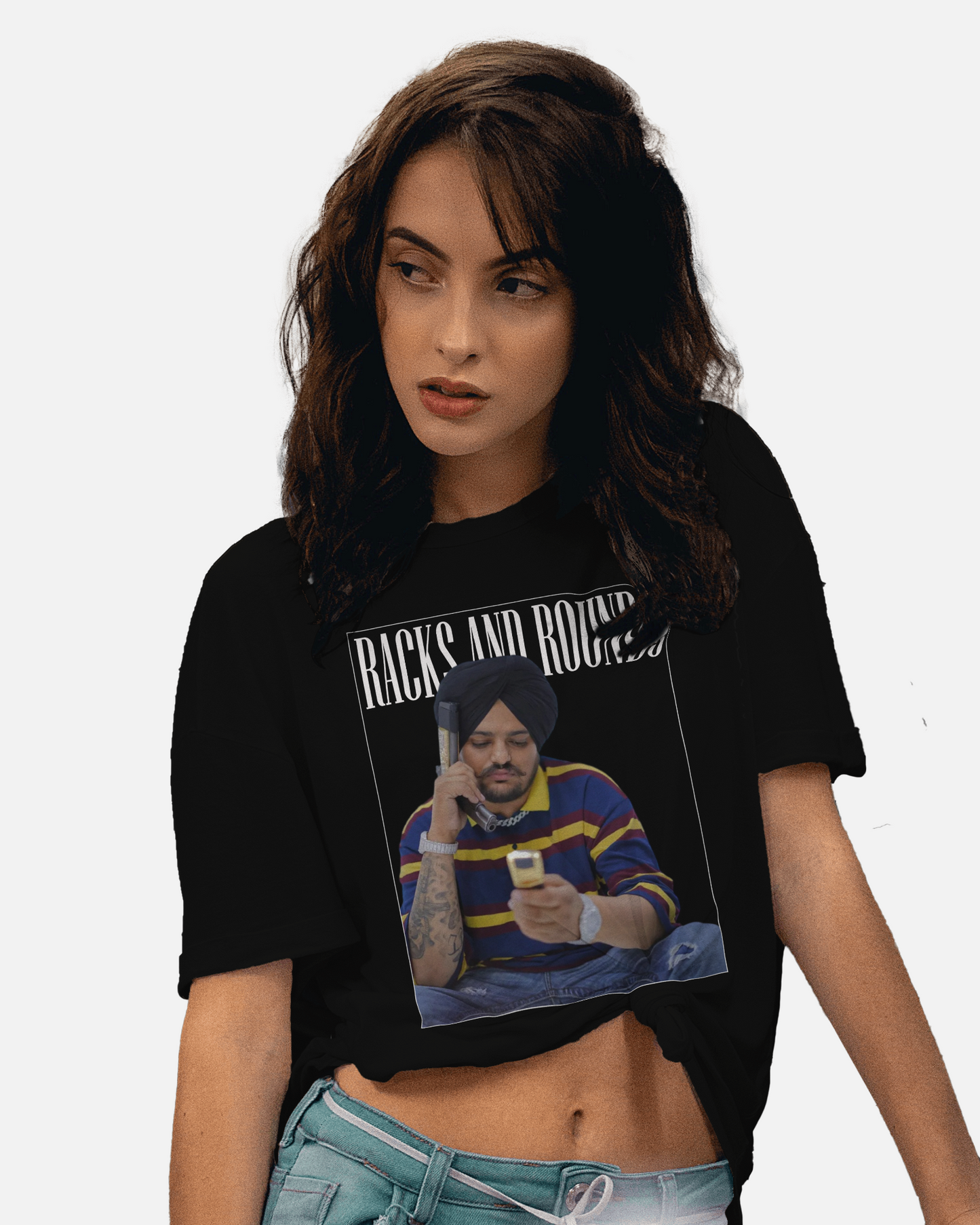 Premium Racks And Rounds Graphic Print Regular T-shirt