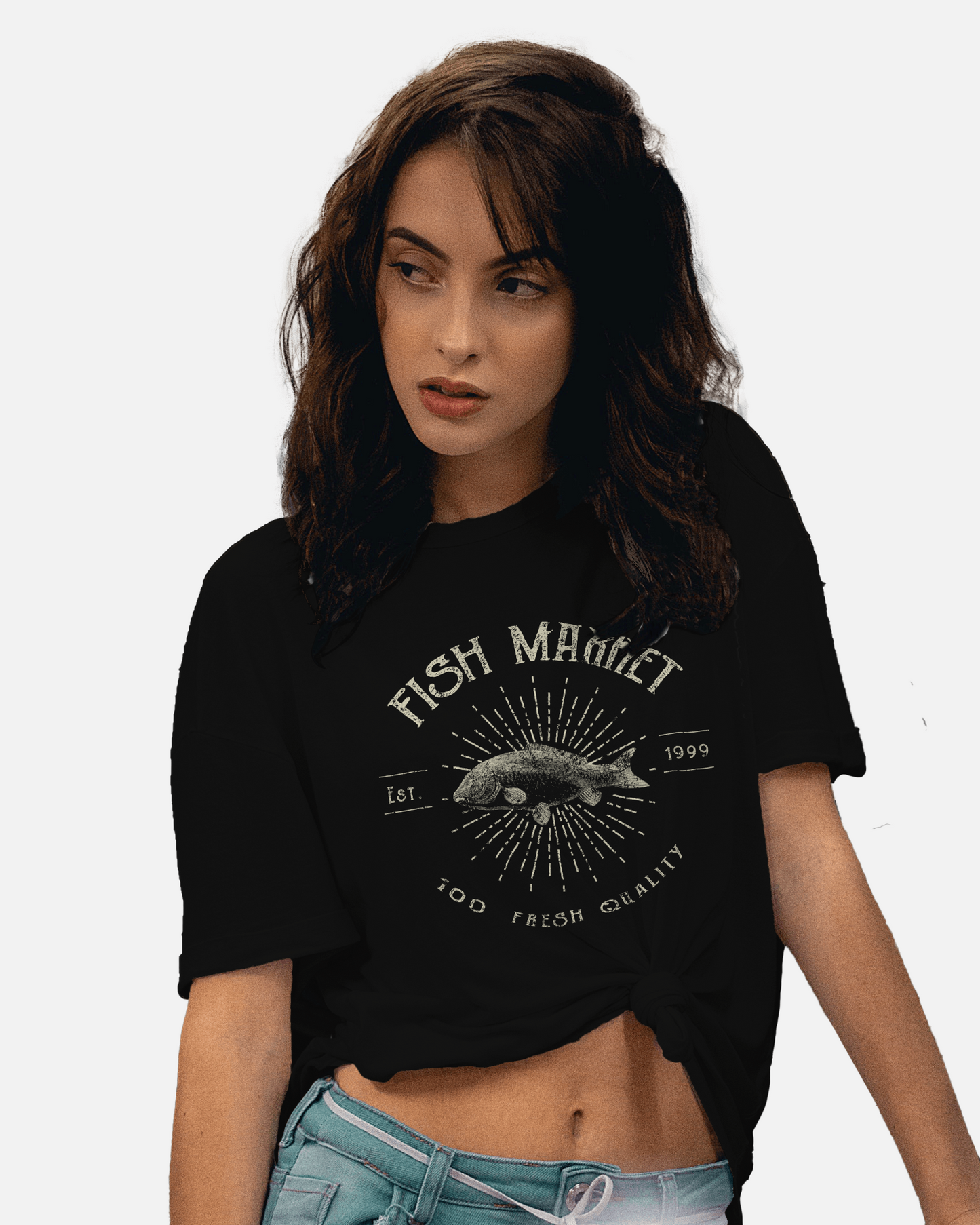 Premium DAMN! ROBOT Graphic Regular T-shirt
