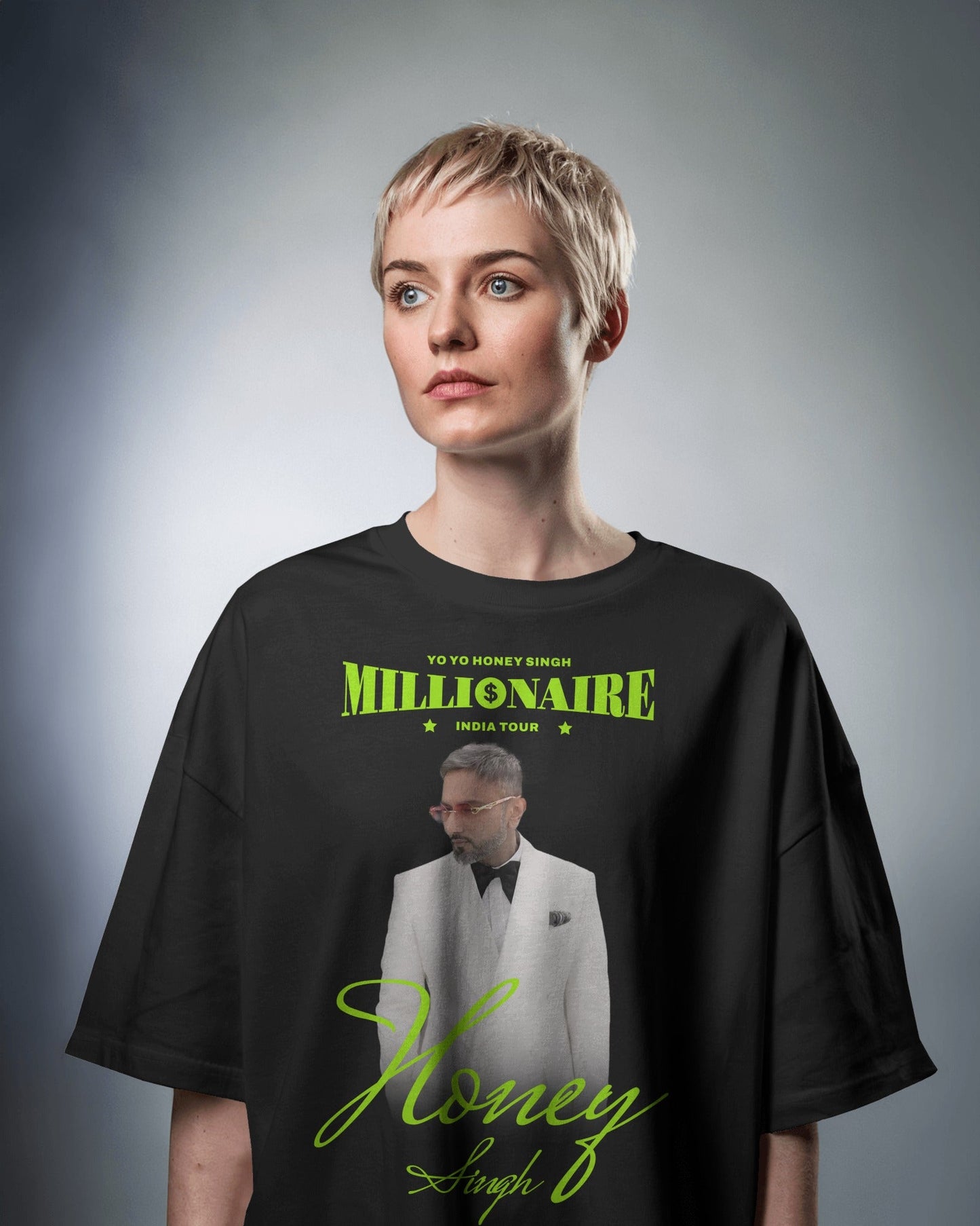 Yo Yo Honey Singh "Millionaire" India Tour Premium Concert T-Shirt With TWO Fridge Magnets FREE - YORD