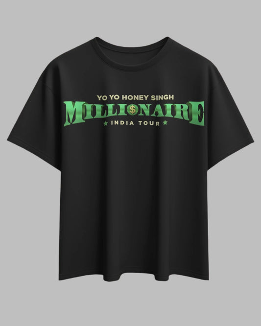 Yo Yo Honey Singh Millionaire India Tour Premium T-Shirt With TWO Fridge Magnets FREE - YORD