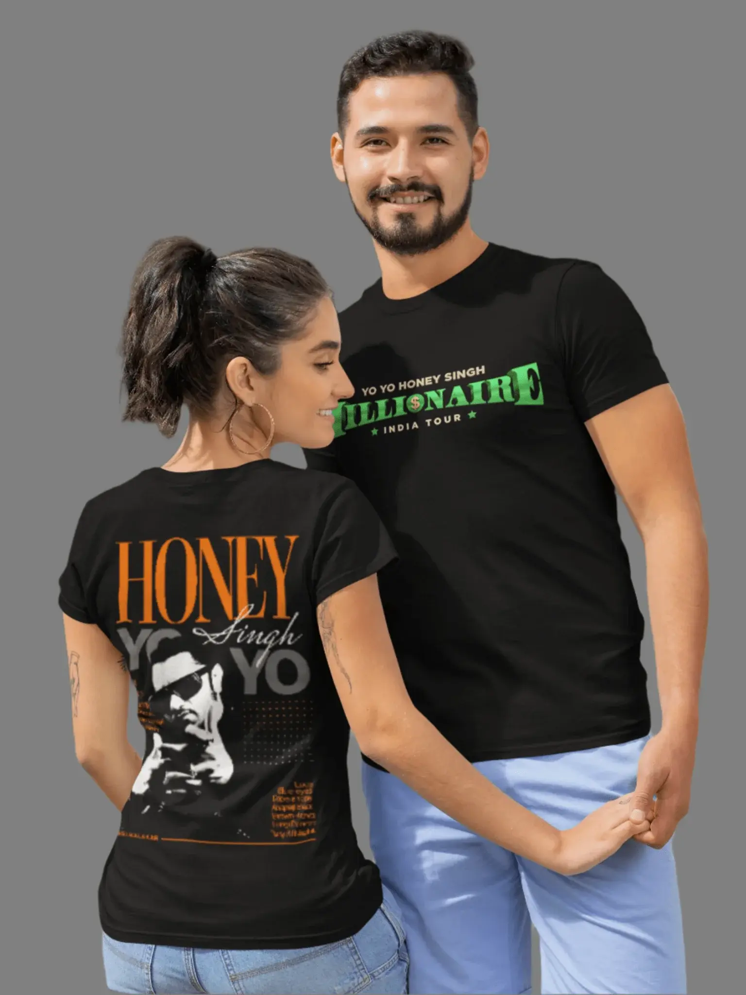 Yo Yo Honey Singh Premium Concert T-Shirt With TWO Fridge Magnets FREE