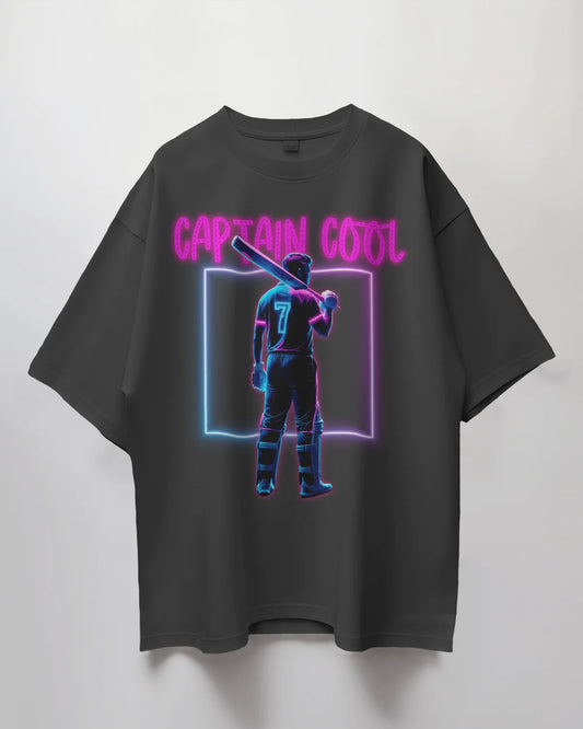 Premium CSK Captain Cool Glow In Dark Oversized T-shirt