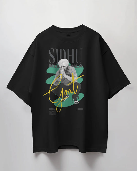Premium Sidhu Moosewala GOAT Limited Edition Oversized T-shirt
