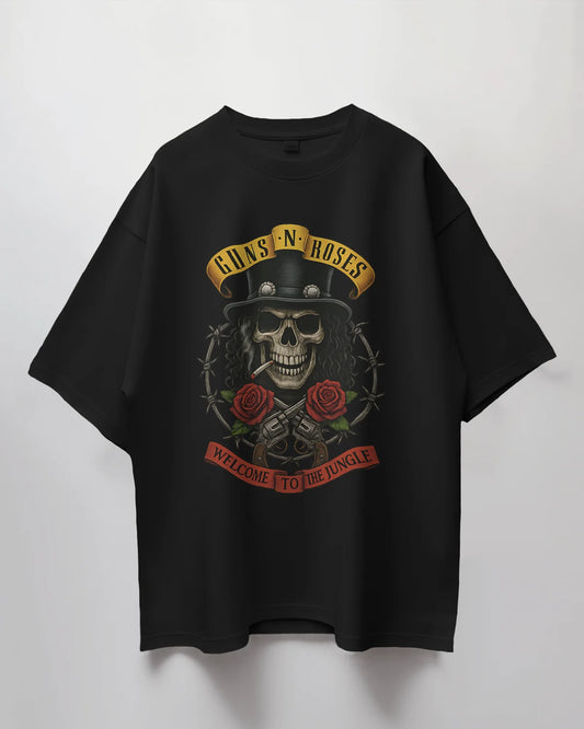 Premium Guns N' Roses 'Welcome to the Jungle' Oversized T-shirt