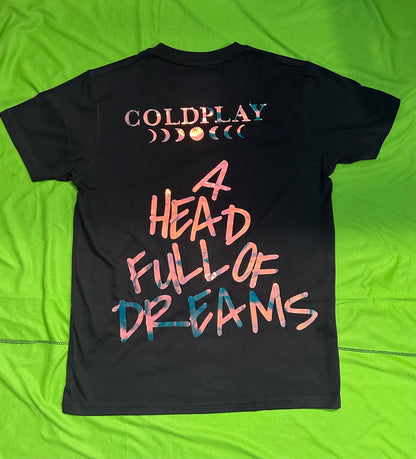 Coldplay Glow In Dark Oversized T-Shirt Collage front pattern 4 men