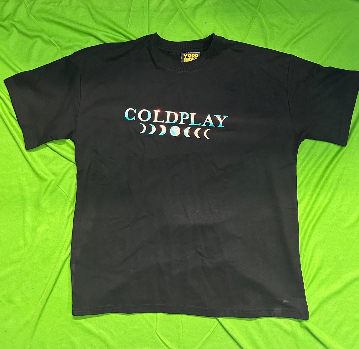 Coldplay Normal  Premium French Terry Cotton Glow in dark T-Shirt