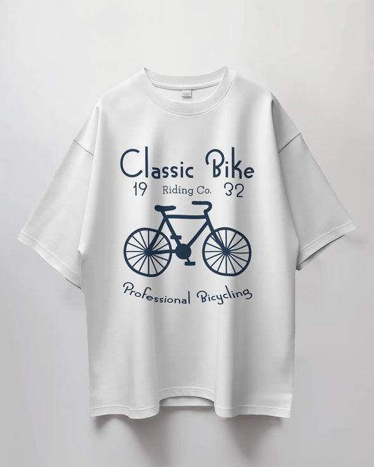 Premium Classic Bike Oversized T-Shirt | Vintage Style