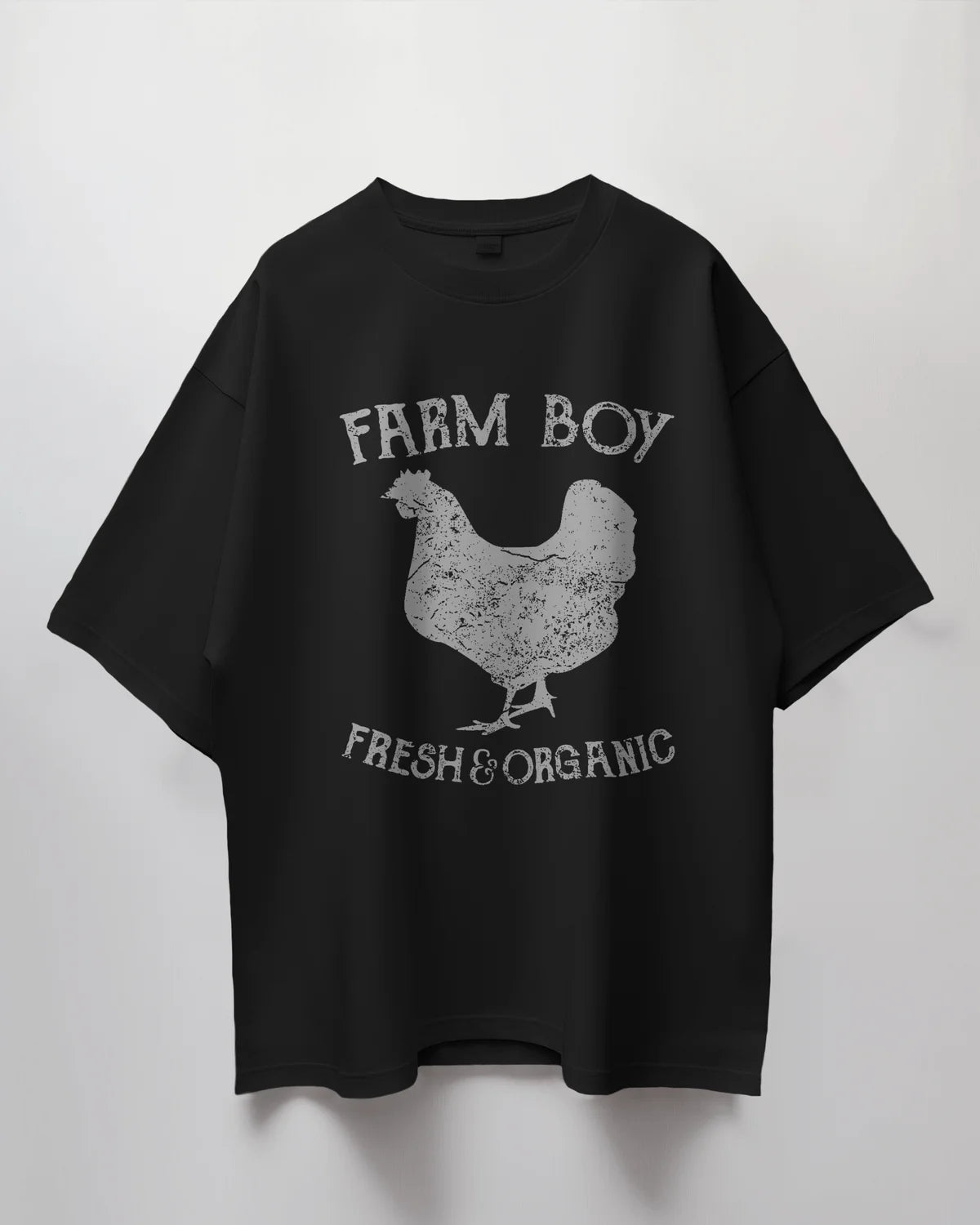 Premium Farm Boy Organic Chicken Oversized T-Shirt