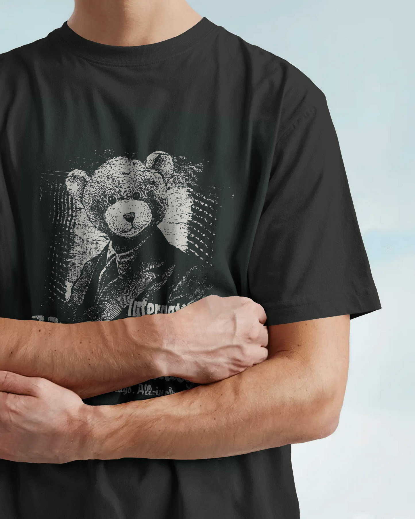 Premium Retirement Vacation Oversized Black T-Shirt