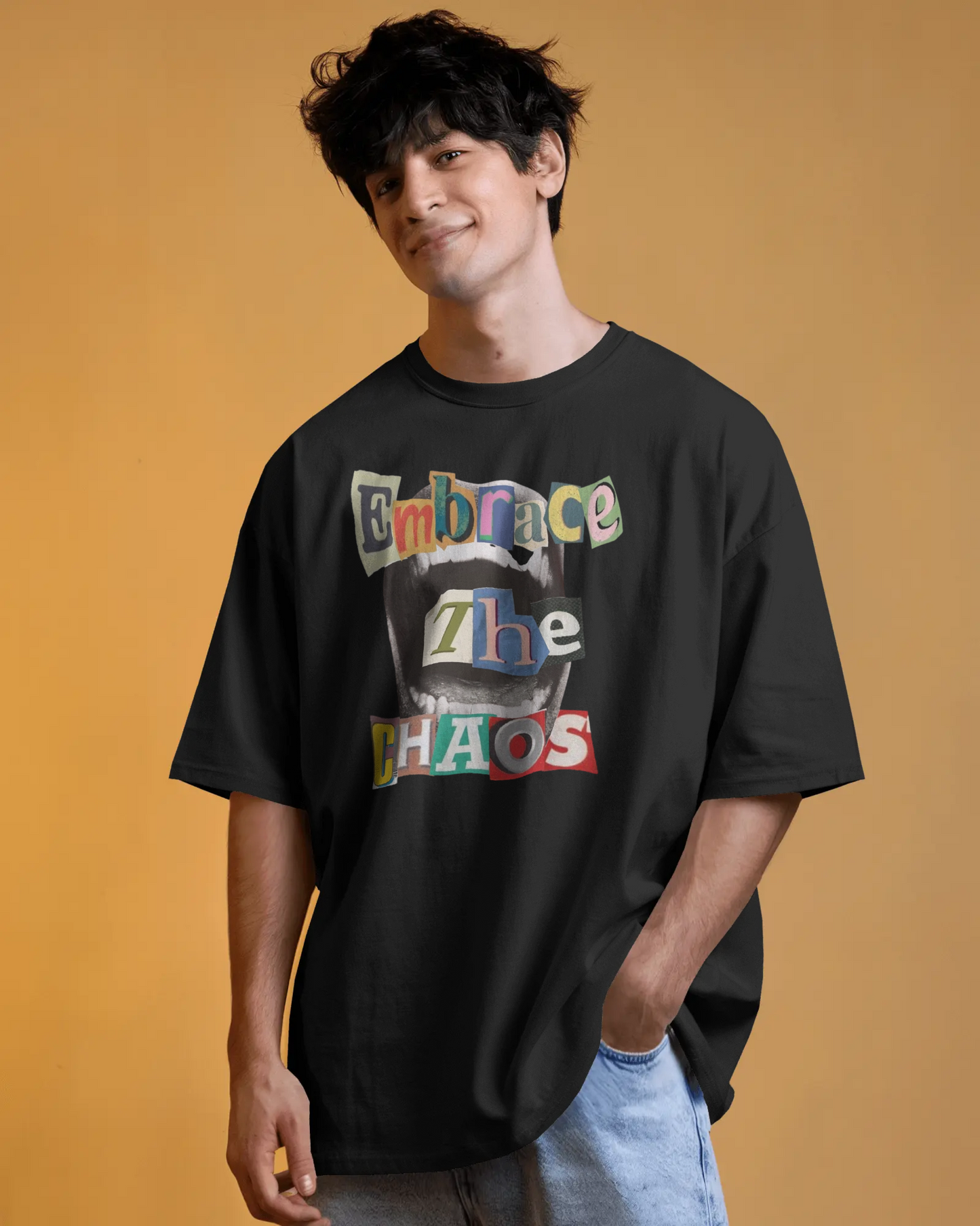 Premium Embrace The Chaos Oversized T-Shirt | Limited Edition