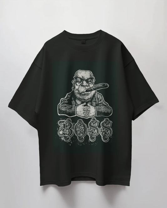 Premium BOSS Graphic Oversized T-Shirt | Limited Edition