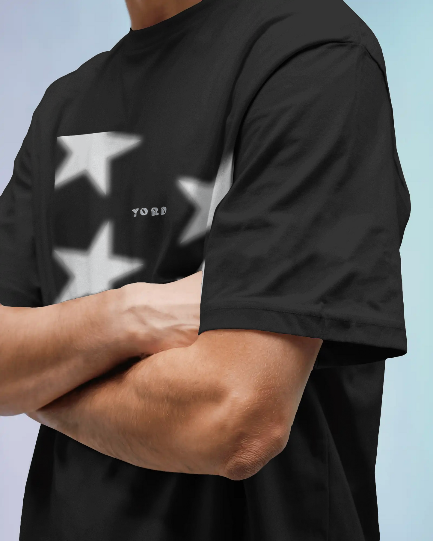 Premium Cosmic Stars Oversized T-Shirt | Limited Edition