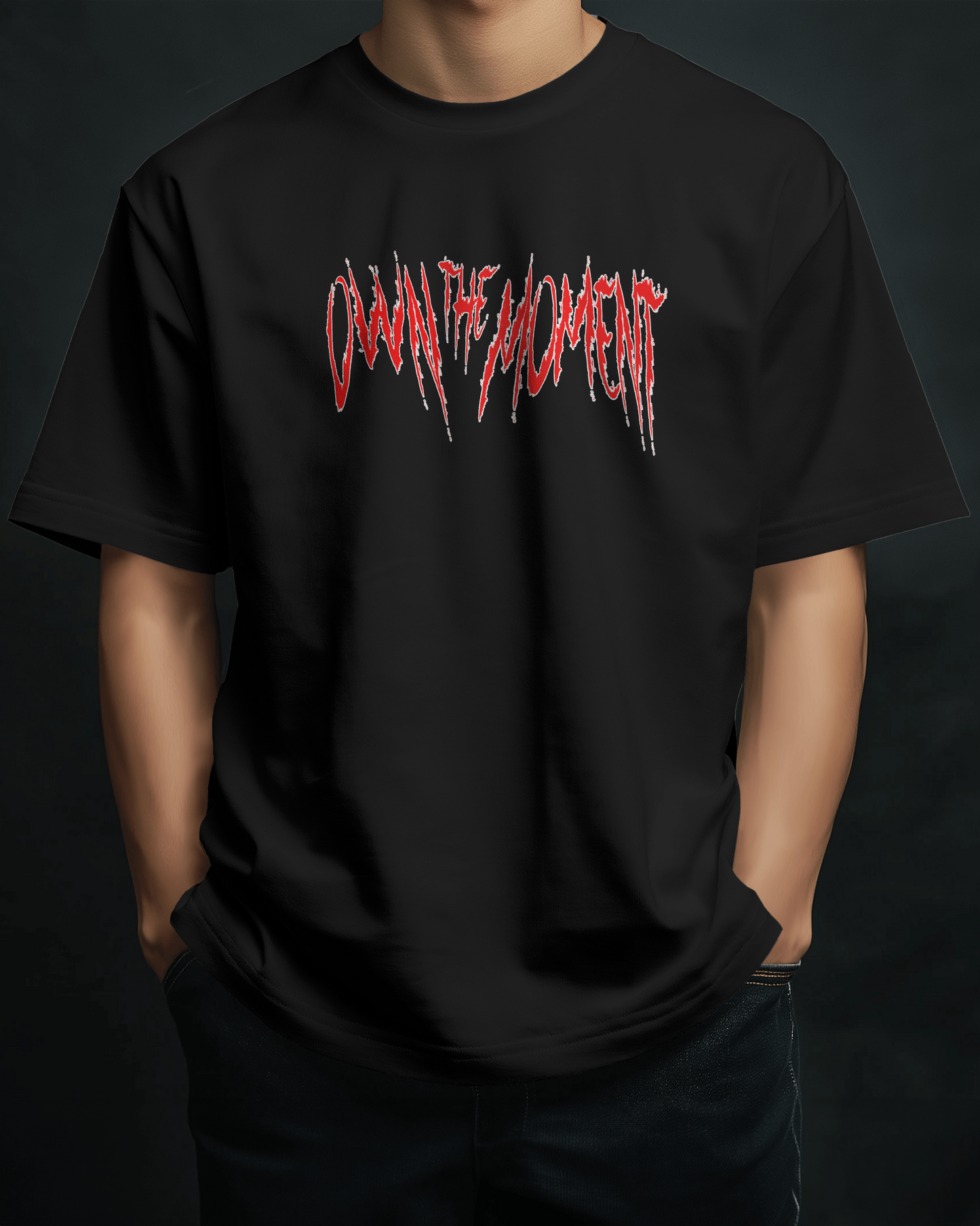 Premium OWN THE MOMENT Oversized T-Shirt | Limited Edition
