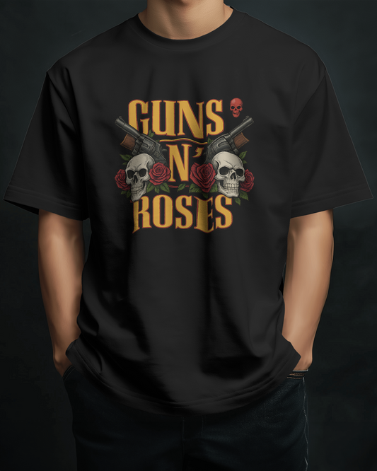 Premium Guns N' Roses Rock Band Skull T-Shirt | Limited Edition