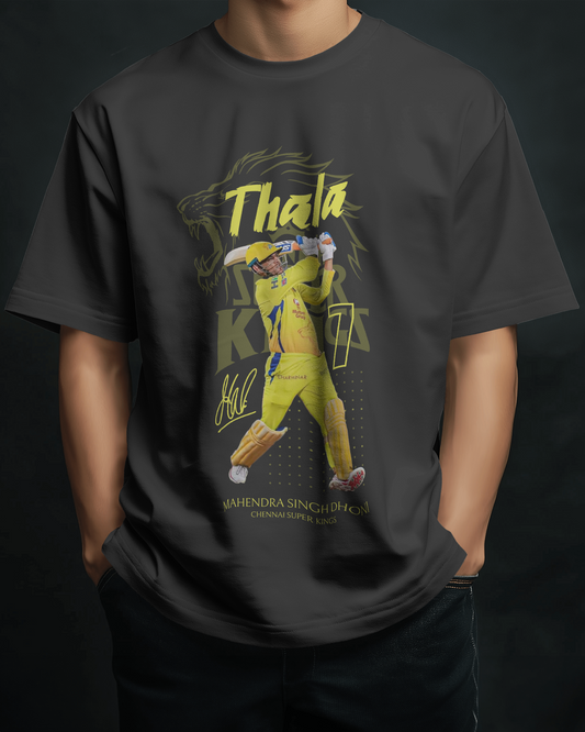 Premium CSK Thala MS Dhoni Cricket Legend Limited Edition T-shirt