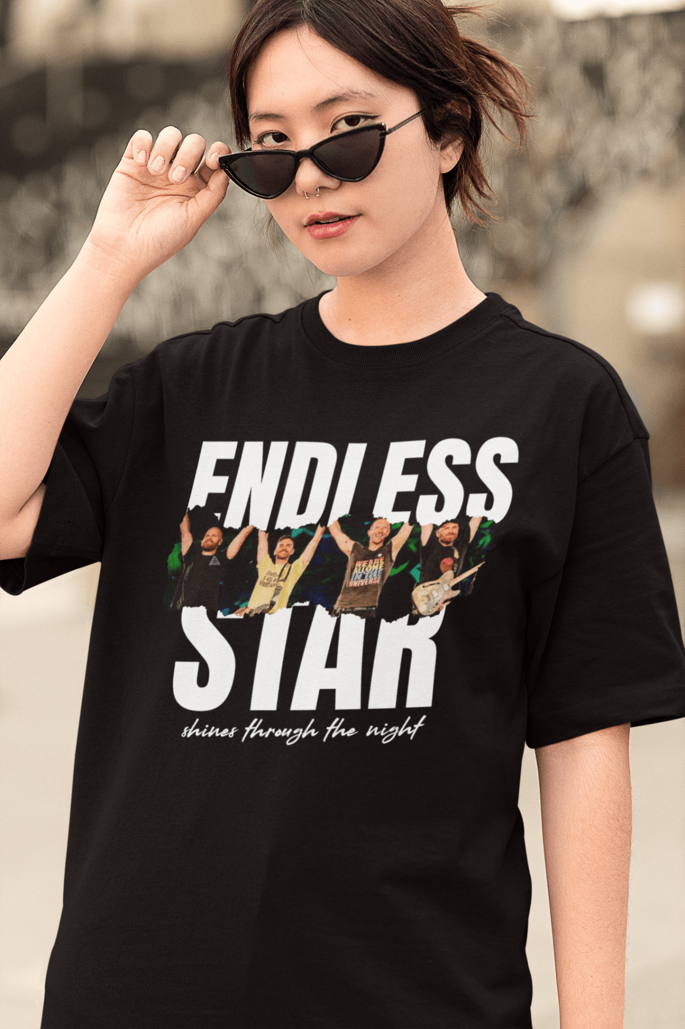 Coldplay Concert Oversized T-Shirt – Premium French Terry Cotton 240 GSM - YORD