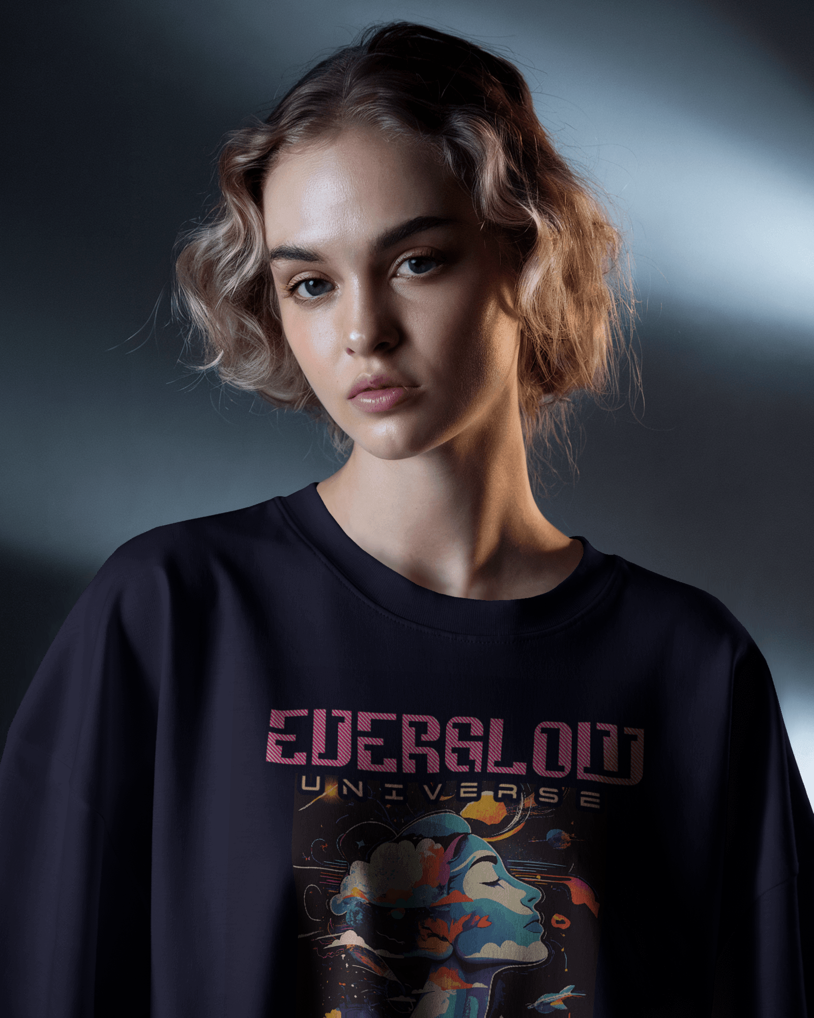 Coldplay Everglow Universe Oversized T-Shirt - Premium French Terry Cotton (240 GSM) - YORD