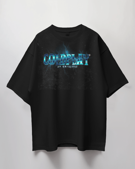 Coldplay "My Universe" Oversize Premium French Terry Cotton T-Shirt - 240 GSM - YORD