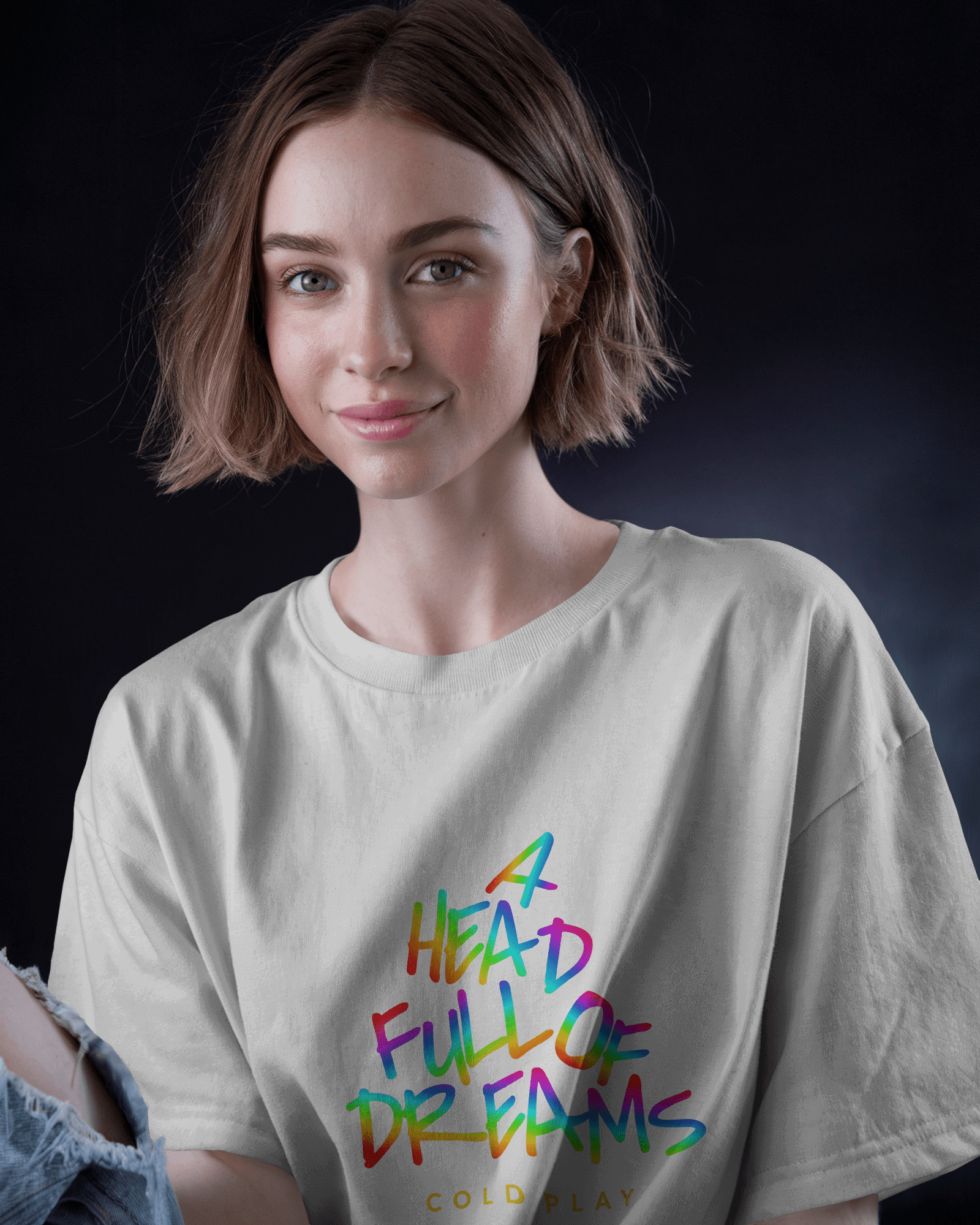 Coldplay Oversize French Terry Cotton T-shirt - Premium Luxury Concert Wear - YORD