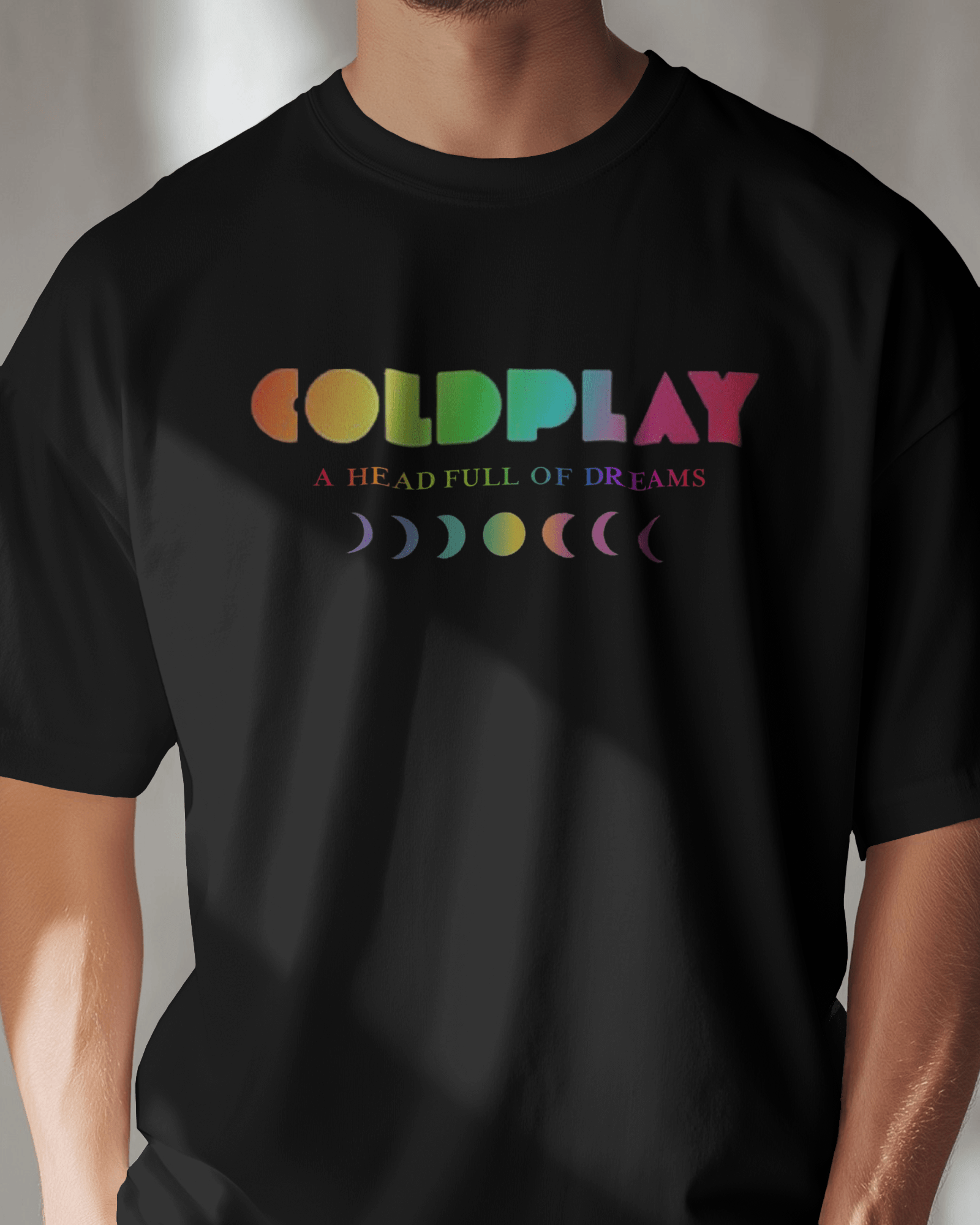 Coldplay Oversize Premium French Terry Cotton T-shirt (240 GSM) - A Head Full of Dreams Concert Edition - YORD