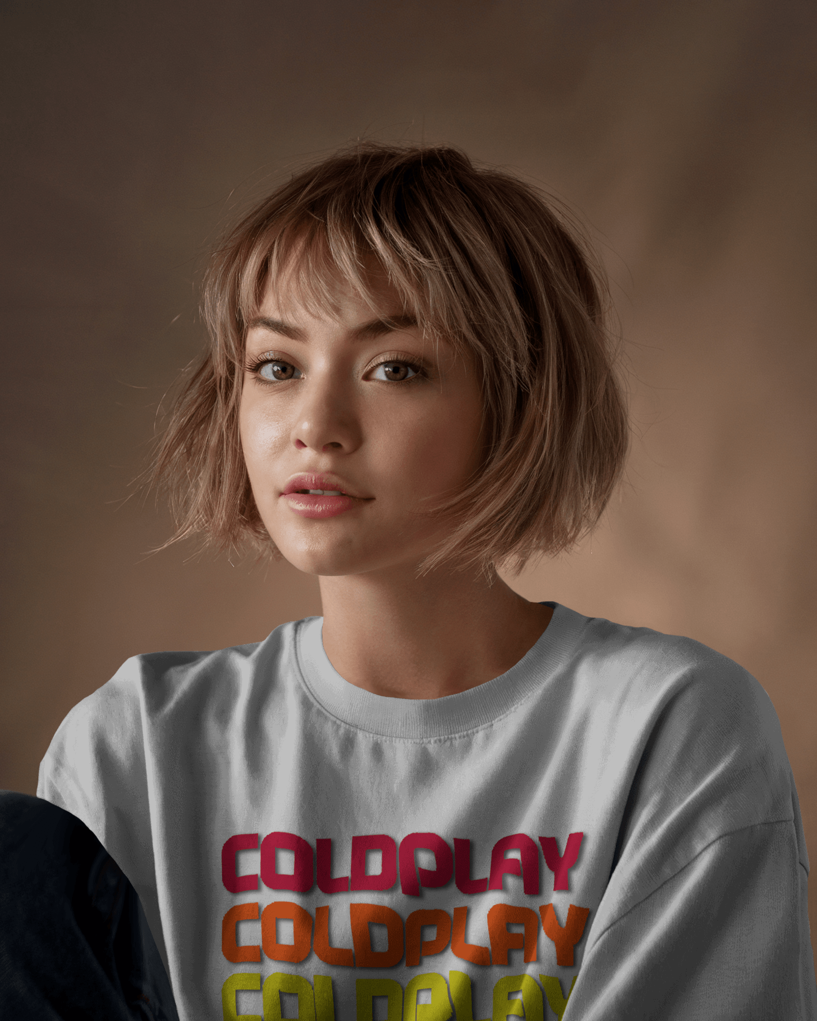 Coldplay Oversized Luxury French Terry Cotton T-Shirt - 240 GSM Premium Concert Wear - YORD