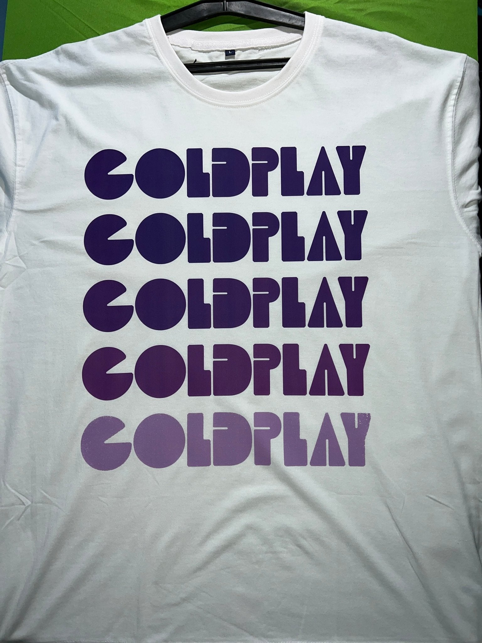 Coldplay Oversized Premium French Terry Cotton Concert T-Shirt - 240 GSM Luxury - YORD