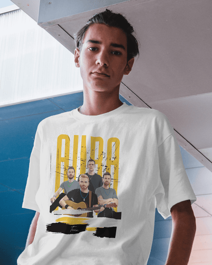 Coldplay Premium Oversized French Terry Cotton T-Shirt – 240 GSM Luxury Concert Wear - YORD