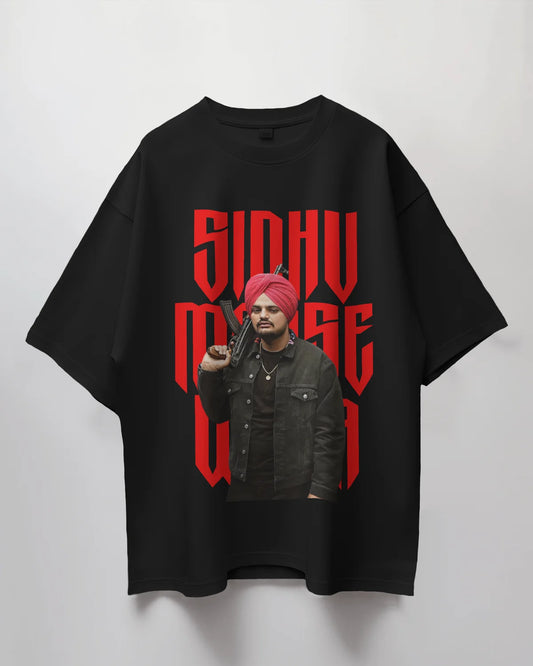 Premium Sidhu Moosewala Limited Edition Oversized T-shirt