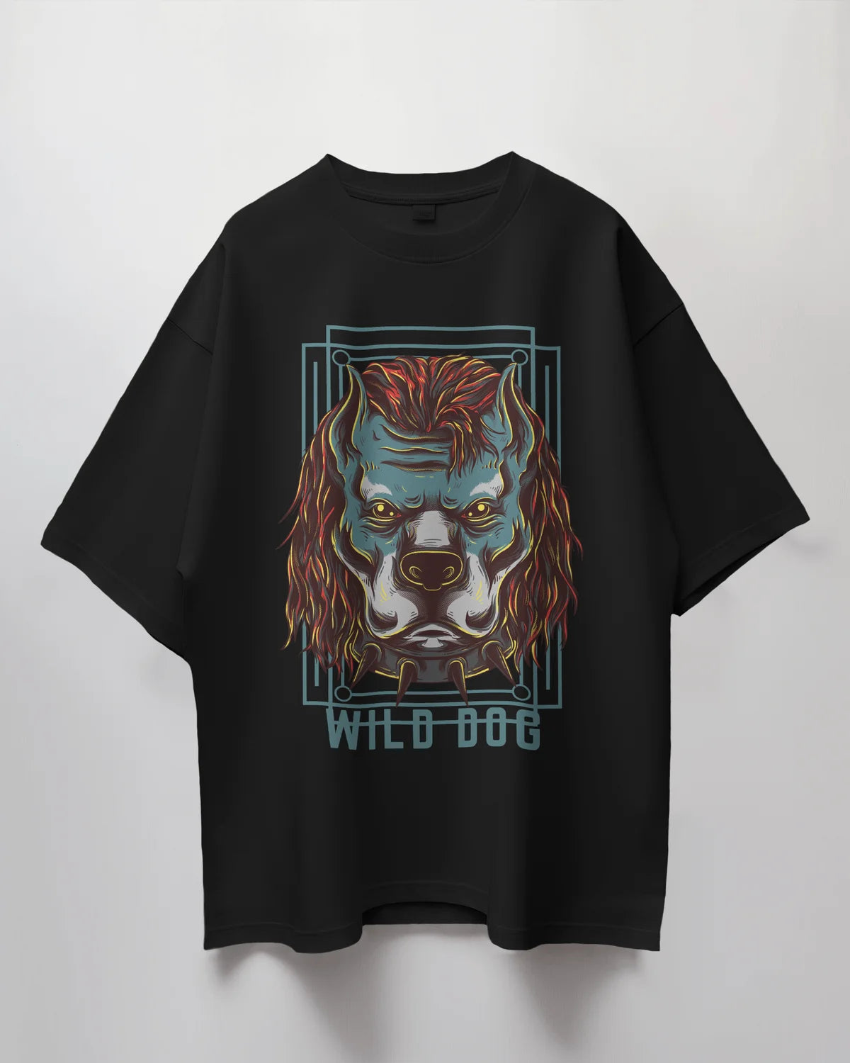 Premium Wild Dog Oversized Graphic T-shirt by YORD