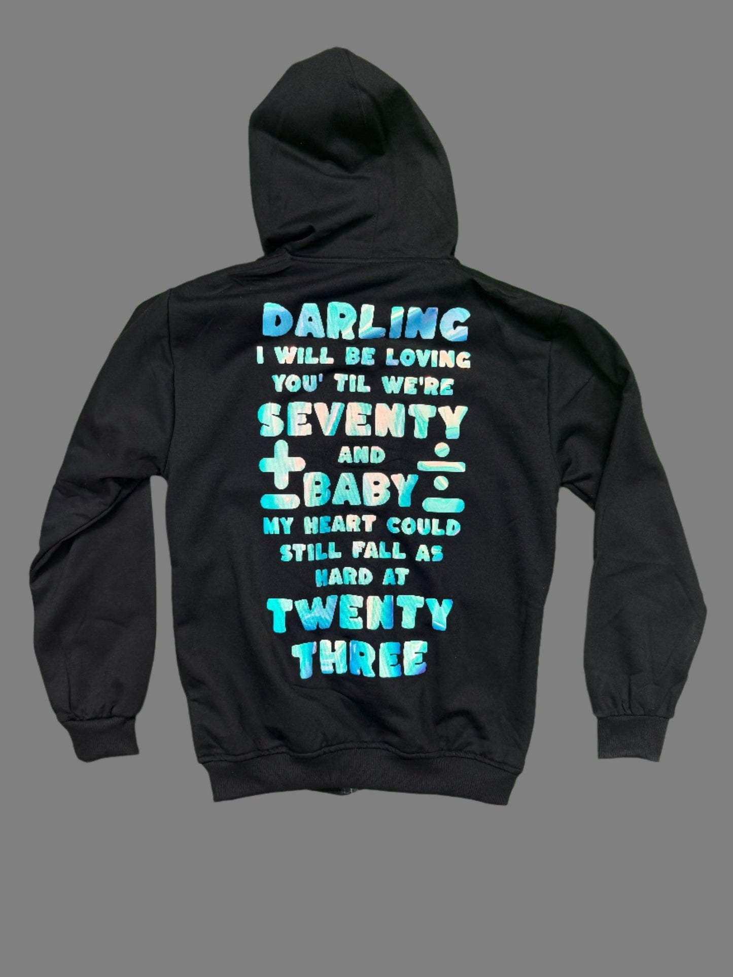 Ed Sheeran Limited Edition Glow - in - Dark Mathematical Symbol Zip - Up Hoodie - Concert Special Edition - YORD