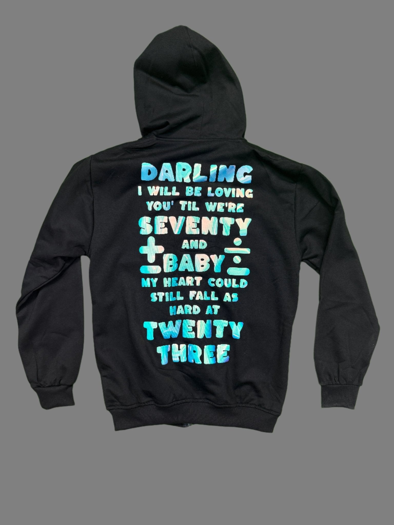 Ed Sheeran Limited Edition Glow - in - Dark Mathematical Symbol Zip - Up Hoodie - Concert Special Edition - YORD