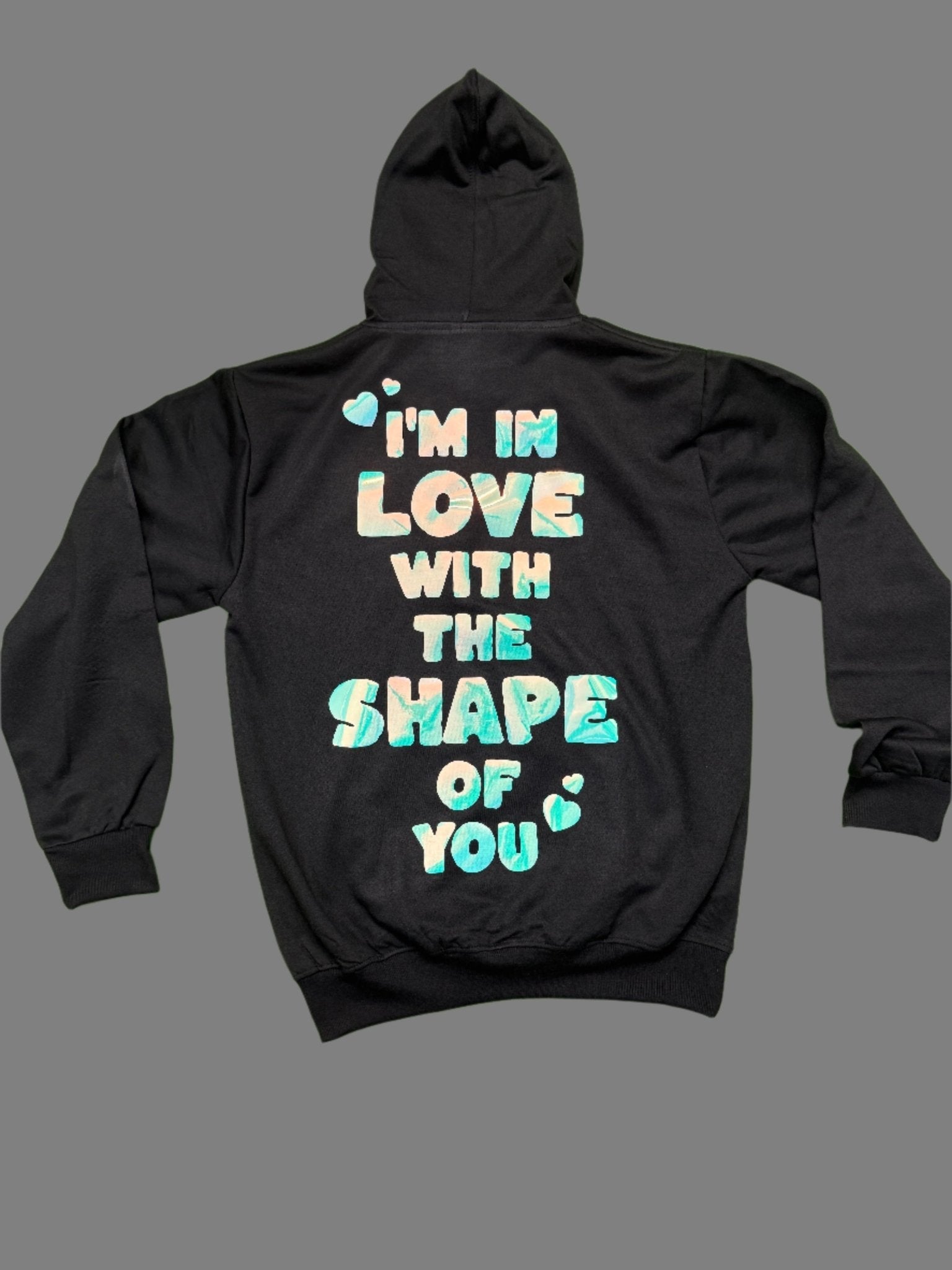 Ed Sheeran Limited Edition Holographic Mathematics Design Glow - in - Dark Premium Hoodie - YORD