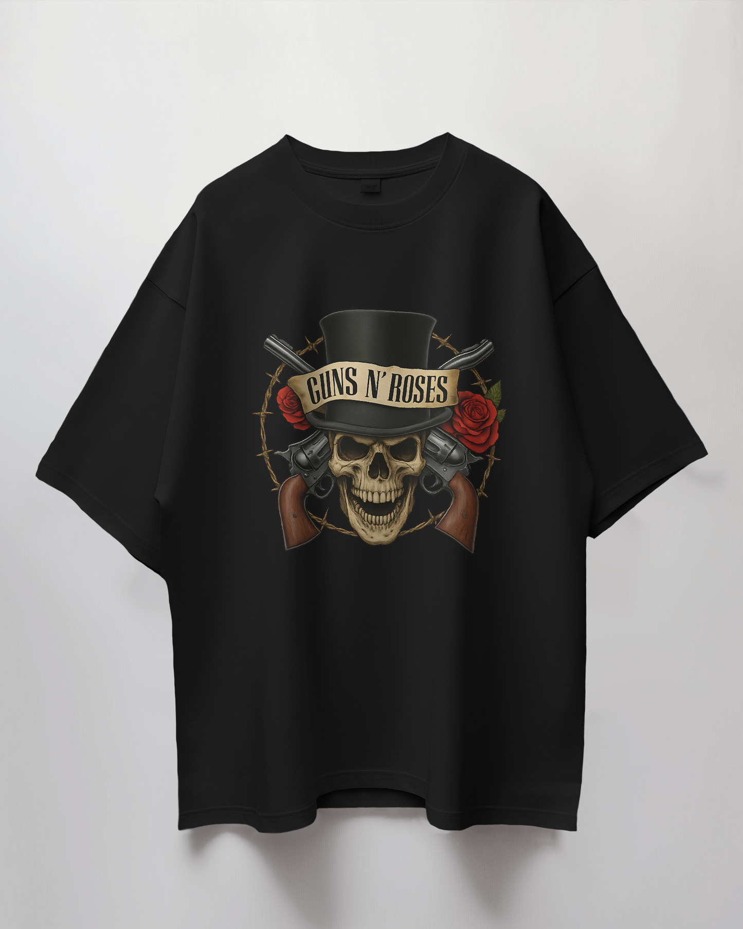 Premium Guns N' Roses Skull Oversized T-shirt | Limited Edition