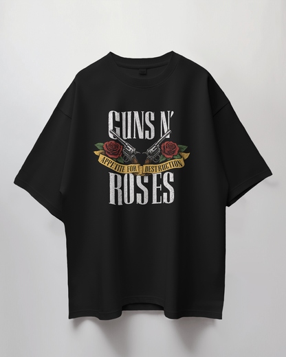 Premium Guns N' Roses Appetite For Destruction Oversized Tee