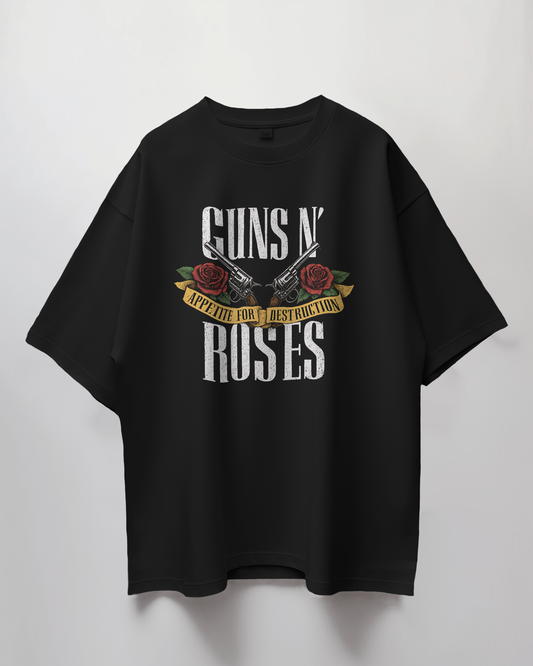 Premium Guns N' Roses Appetite For Destruction Oversized Tee