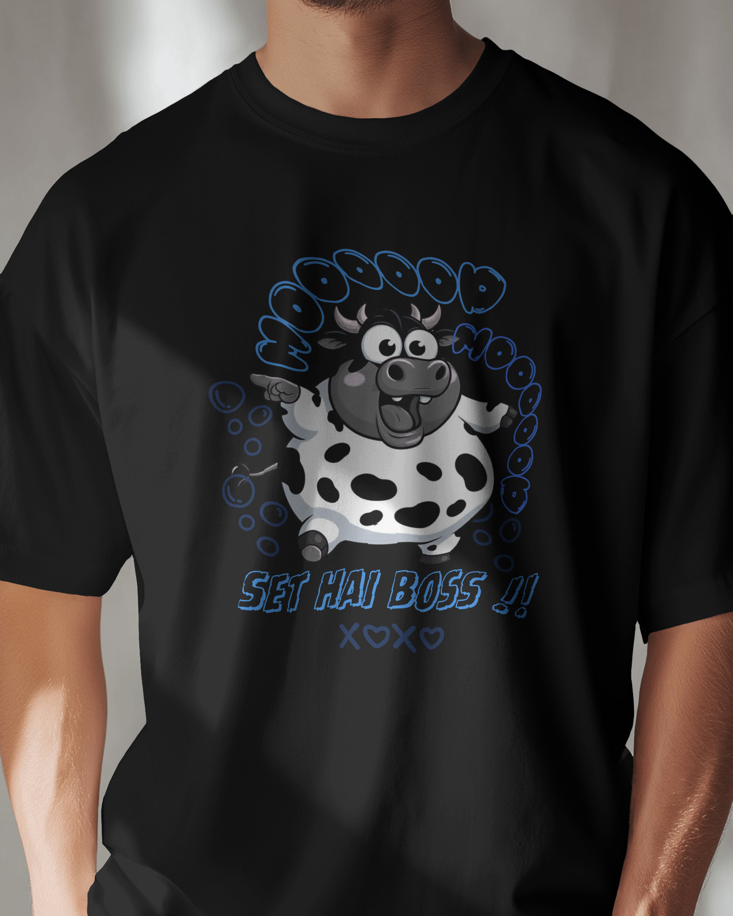 Premium Cow Boss Moo Regular T-shirt | Exclusive Design