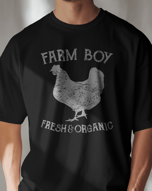 Premium Farm Boy Fresh & Organic Chicken T-shirt