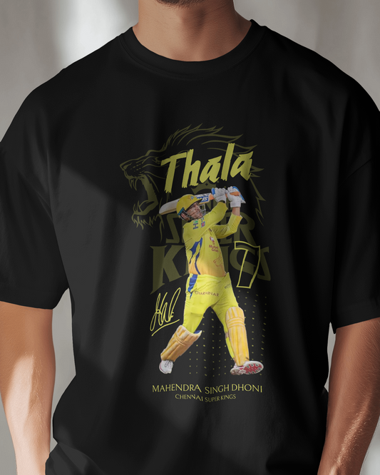 Premium CSK Thala MS Dhoni Cricket Legend Limited Edition Regular  T-shirt