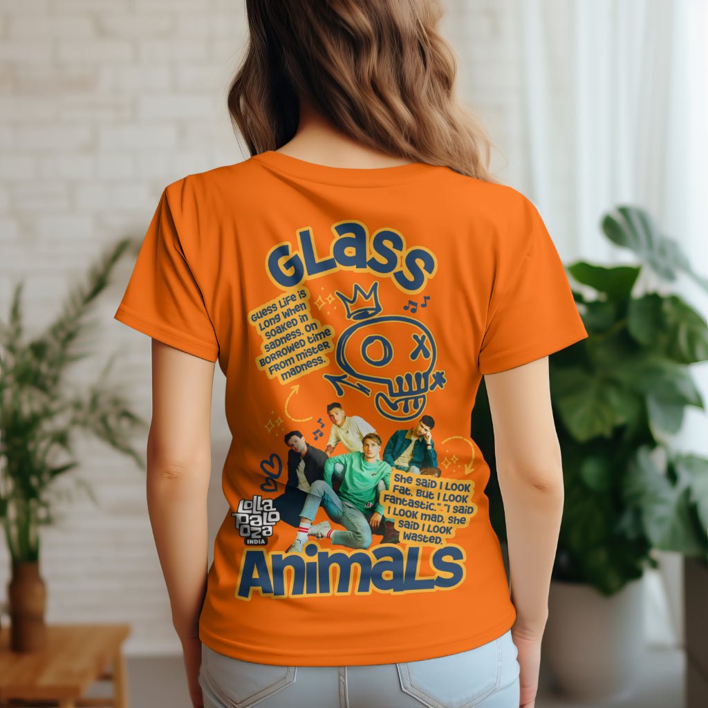 Glass Animals Premium Oversized T-Shirt | Lollapalooza India 2025 Concert Merch - YORD