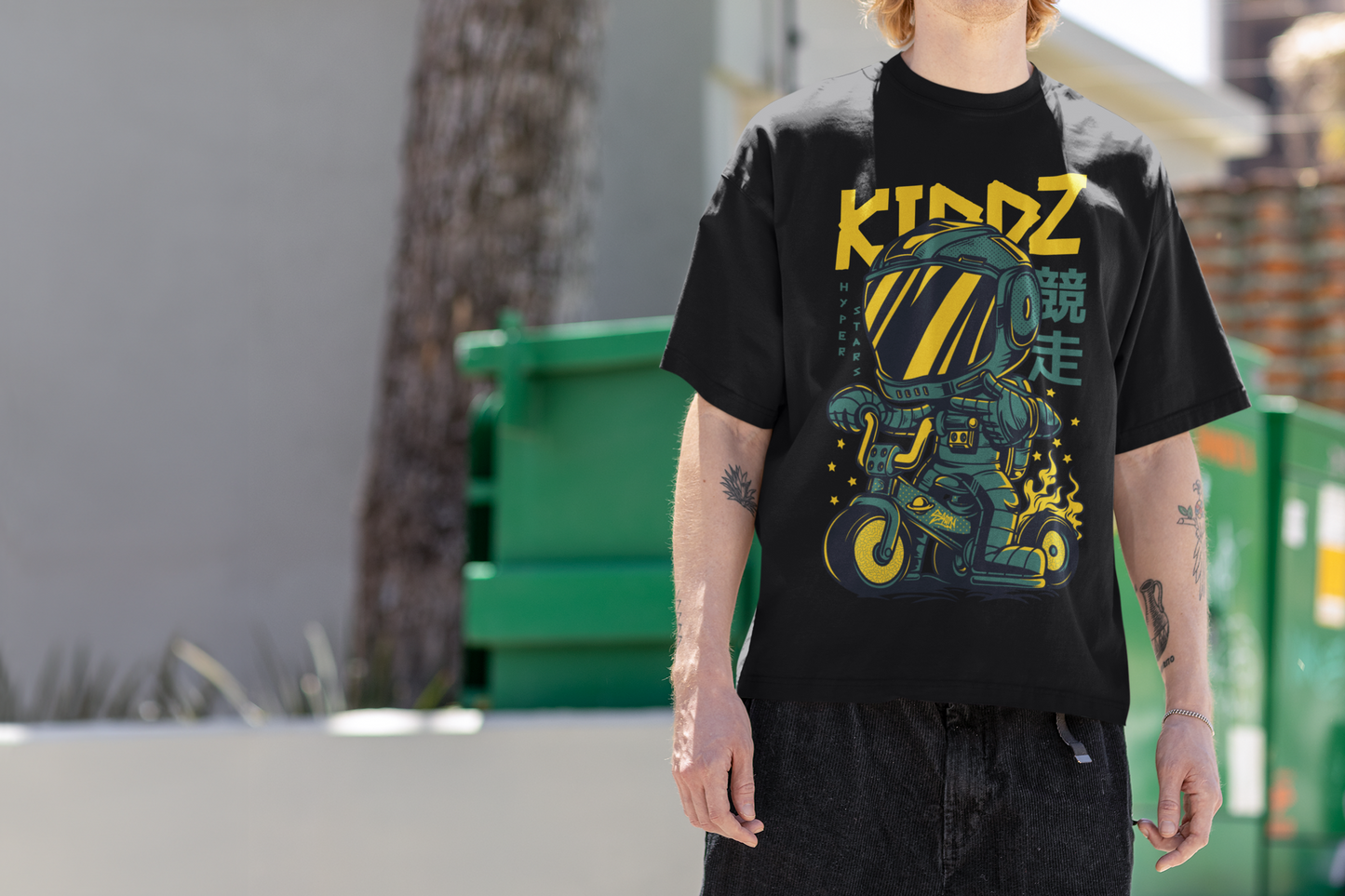Premium Space Rider Oversized T-shirt - KIDZ Edition