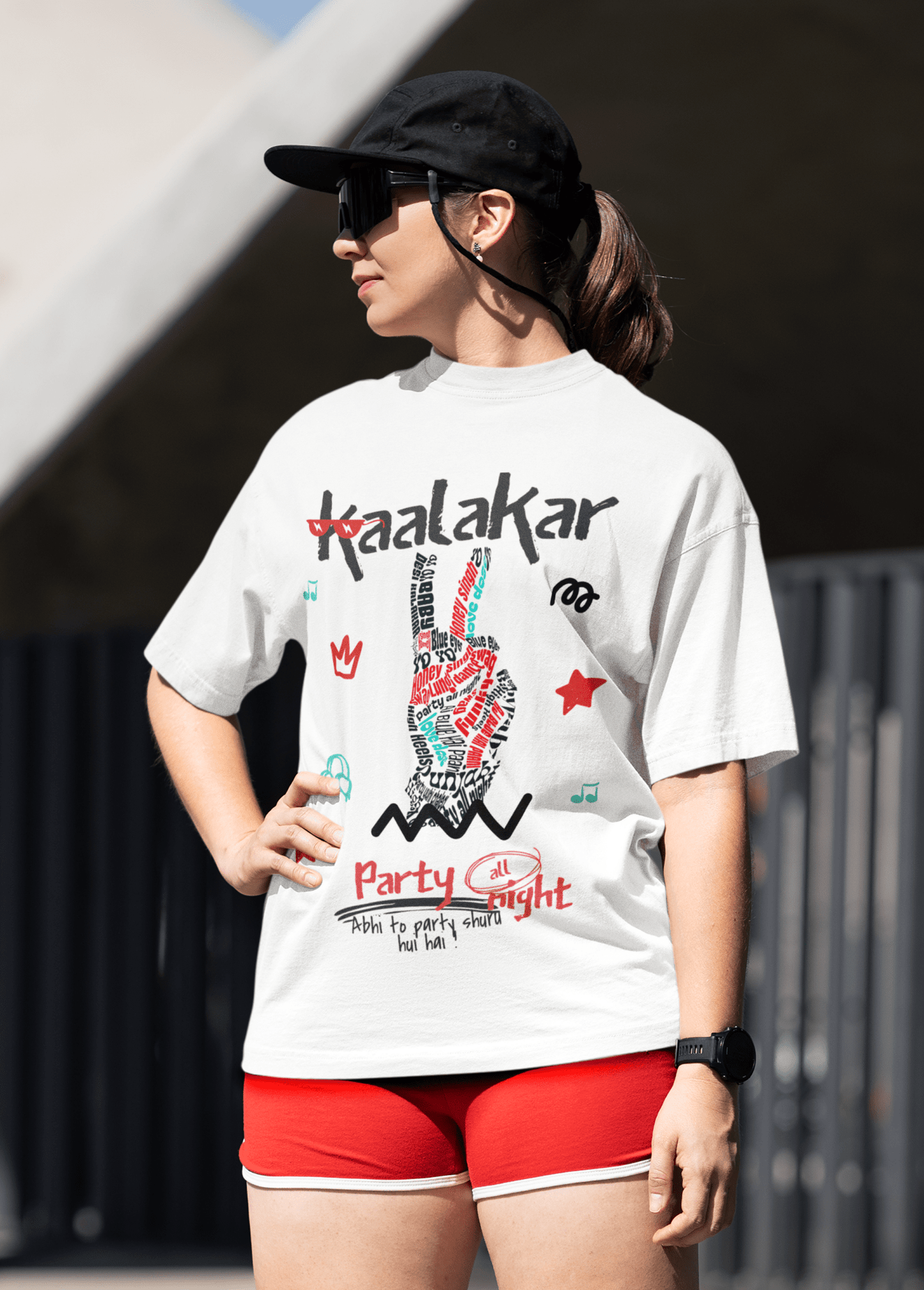 Honey Singh "Kaalakar Party All Night" Luxury Oversized T-Shirt - Concert Ready - YORD