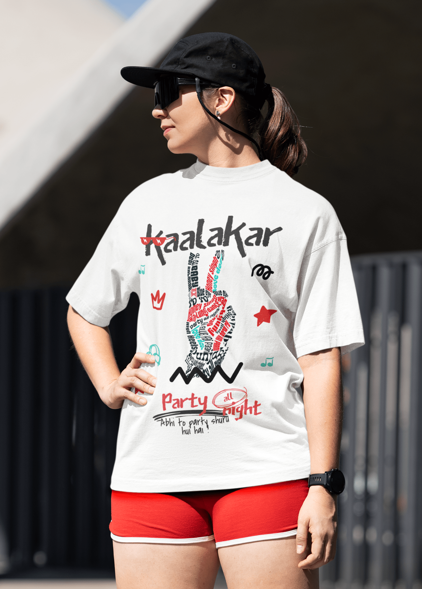 Honey Singh "Kaalakar Party All Night" Luxury Oversized T-Shirt - Concert Ready - YORD