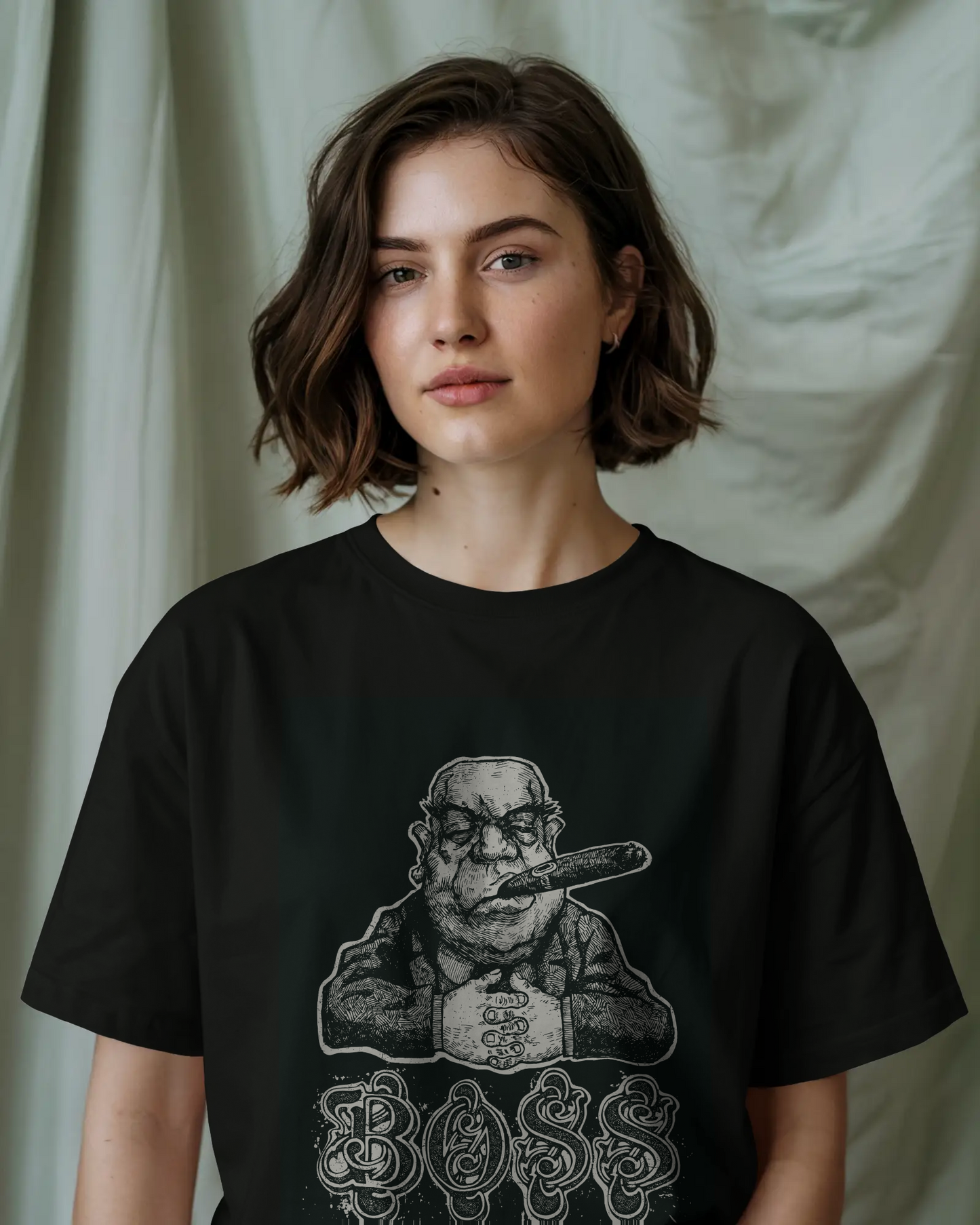 Premium BOSS Graphic Oversized T-Shirt | Limited Edition