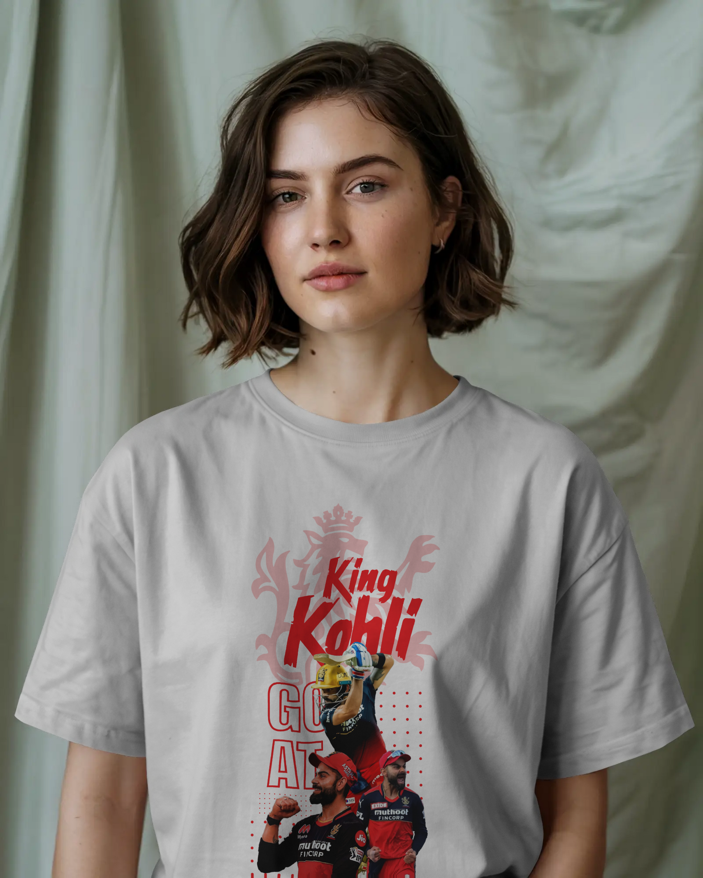 Premium RCB King Kohli Oversized T-shirt | Limited Edition