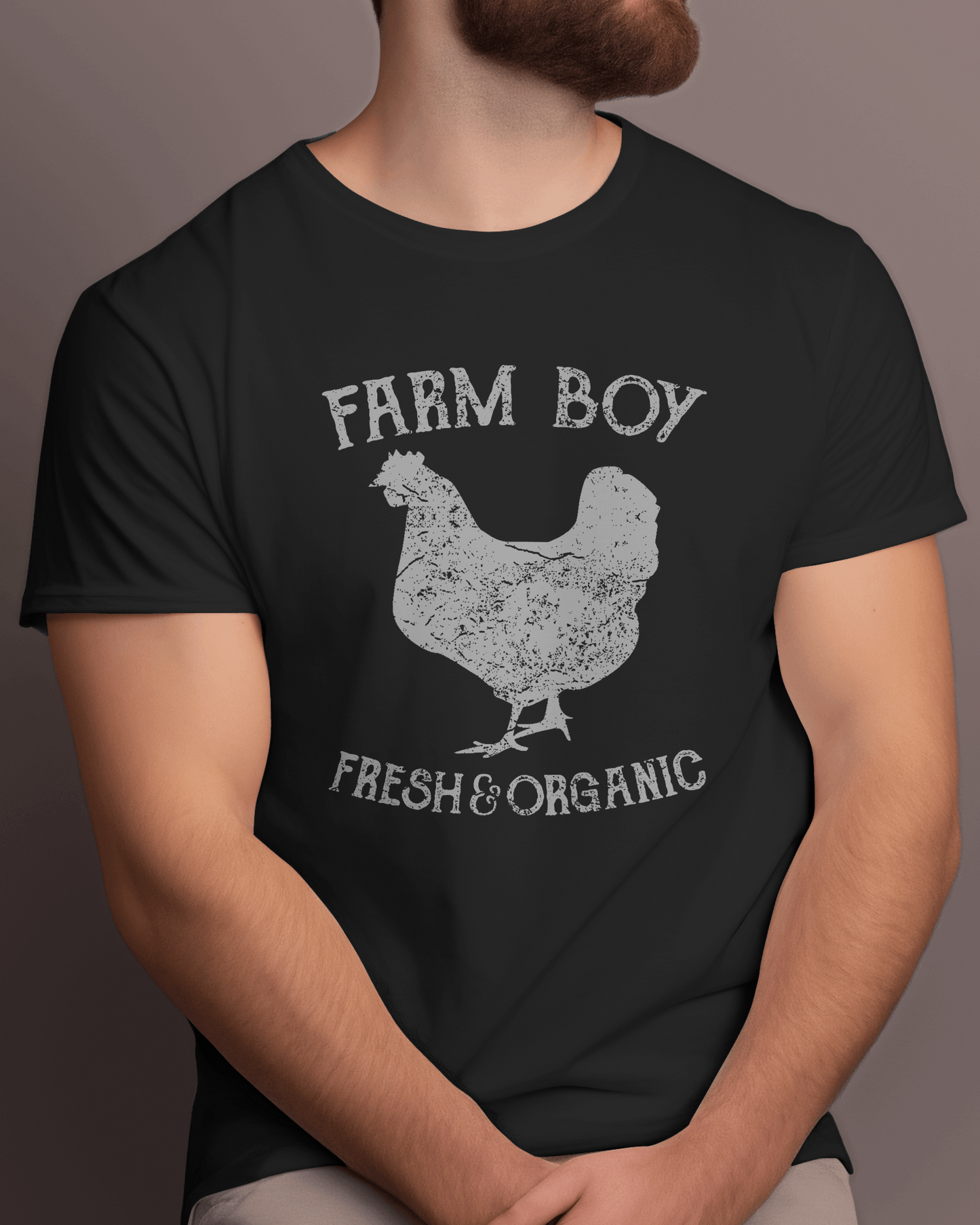 Premium Farm Boy Fresh & Organic Chicken T-shirt