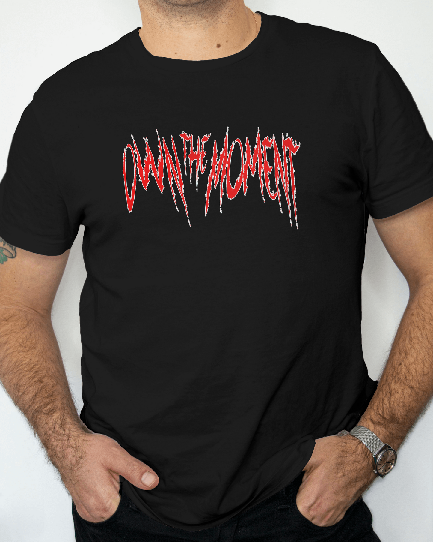 Premium OWN THE MOMENT Graphic Regular Fit T-shirt